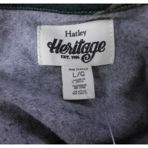 Hatley Disney Epcot Canada Forest Green Moose Men's Heritage Pullover Hoodie Lg - Picture 7 of 8